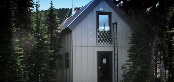 Photo of the new Raven Lake Cabin