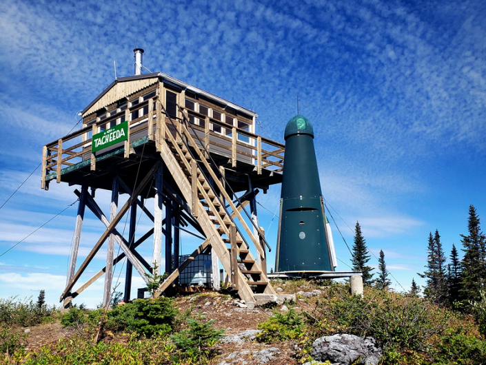 Exterior view of renovated lookout